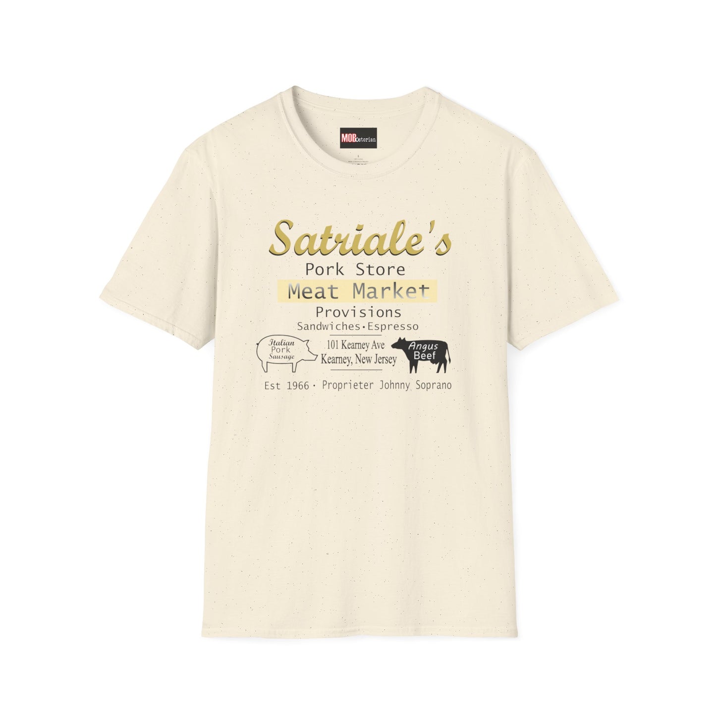 Satriale's Pork Store Black Lettering