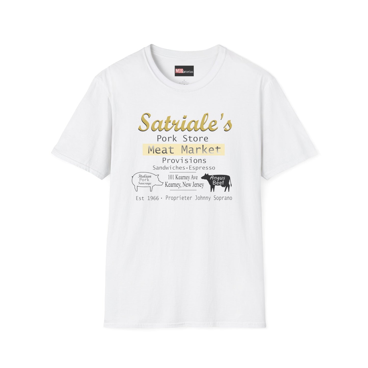 Satriale's Pork Store Black Lettering